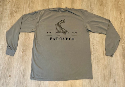 Fat Cat Co Long Sleeve T-Shirt (Comfort Colors)